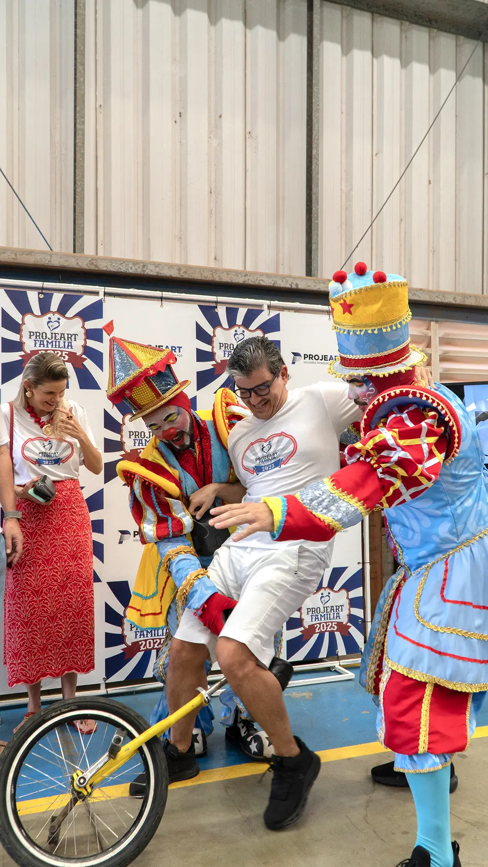 Colaborador no evento